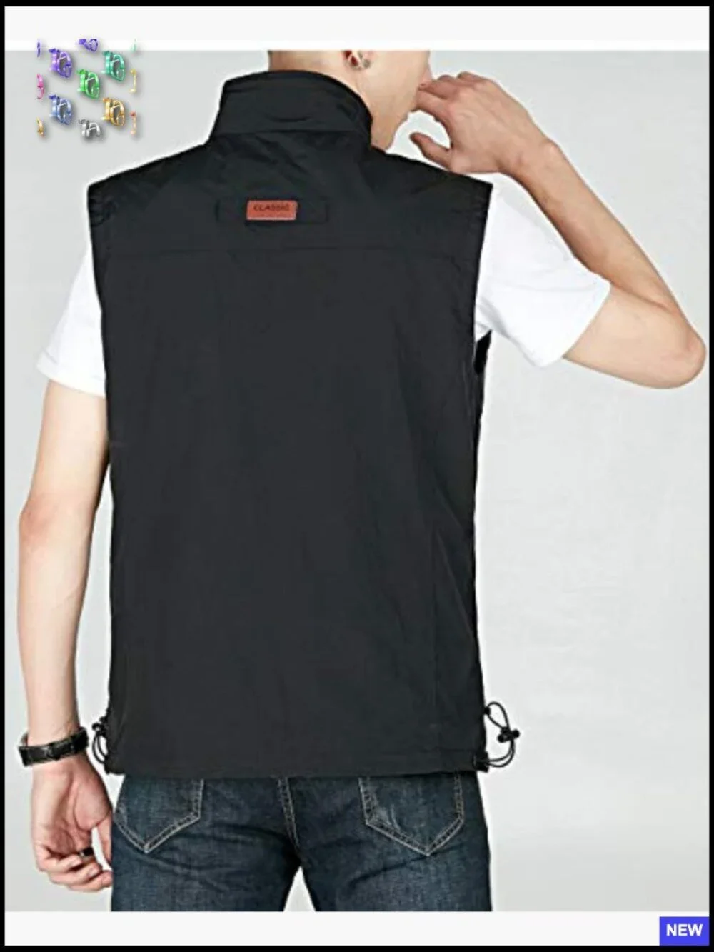 Lightweight Outdoor Vest Multi-Pocket Casual Travel Work Fishing Utility